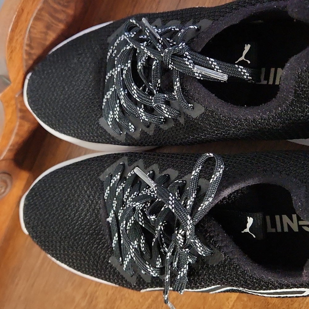 Puma, G-Nite, Sz 10,  Sneakers With Black & White Laces & Cushion Soles - Picture 3 of 8